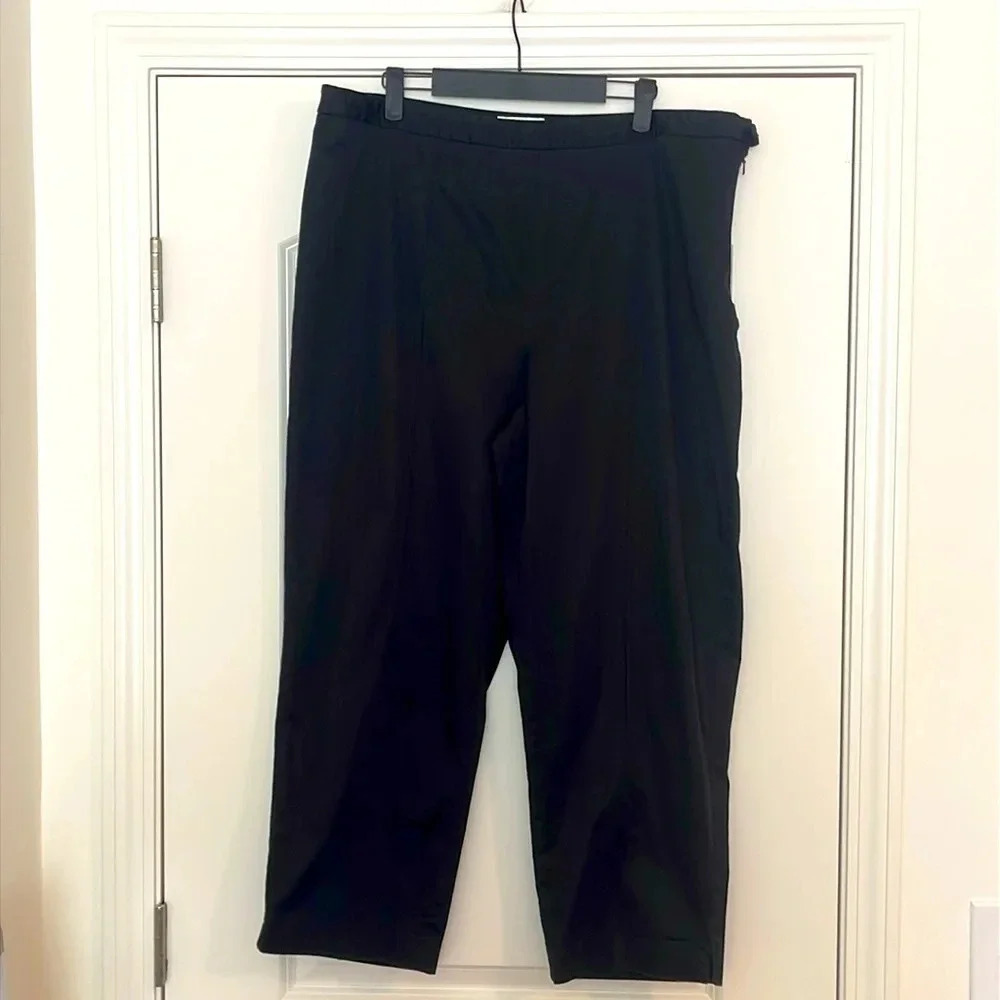 TALBOTS Black Stretch Casual Lightweight Pants Size 18